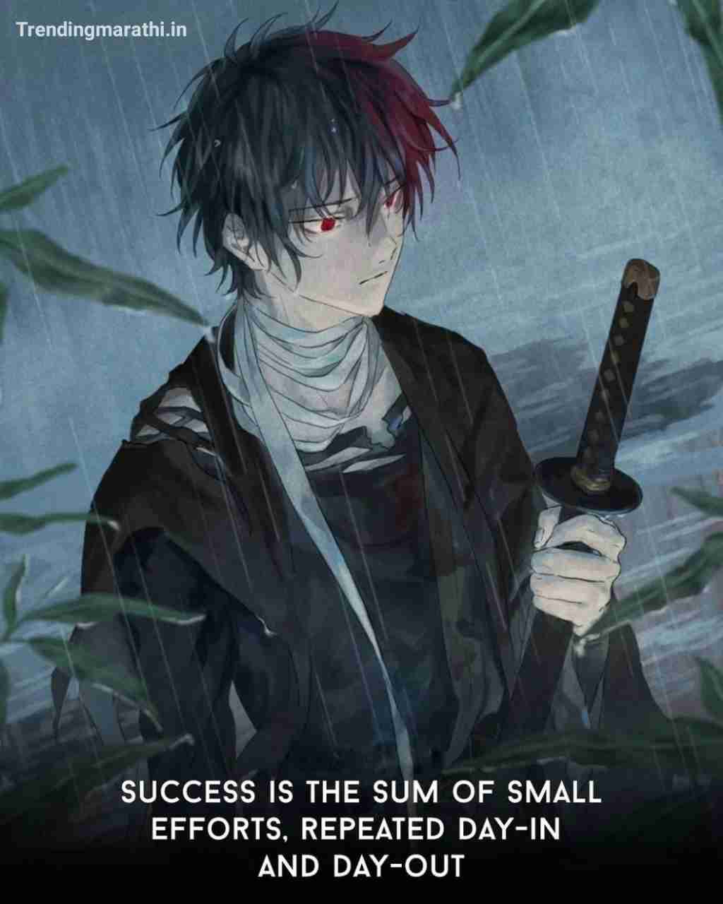 Best anime quotes about success
