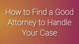 find good attorney