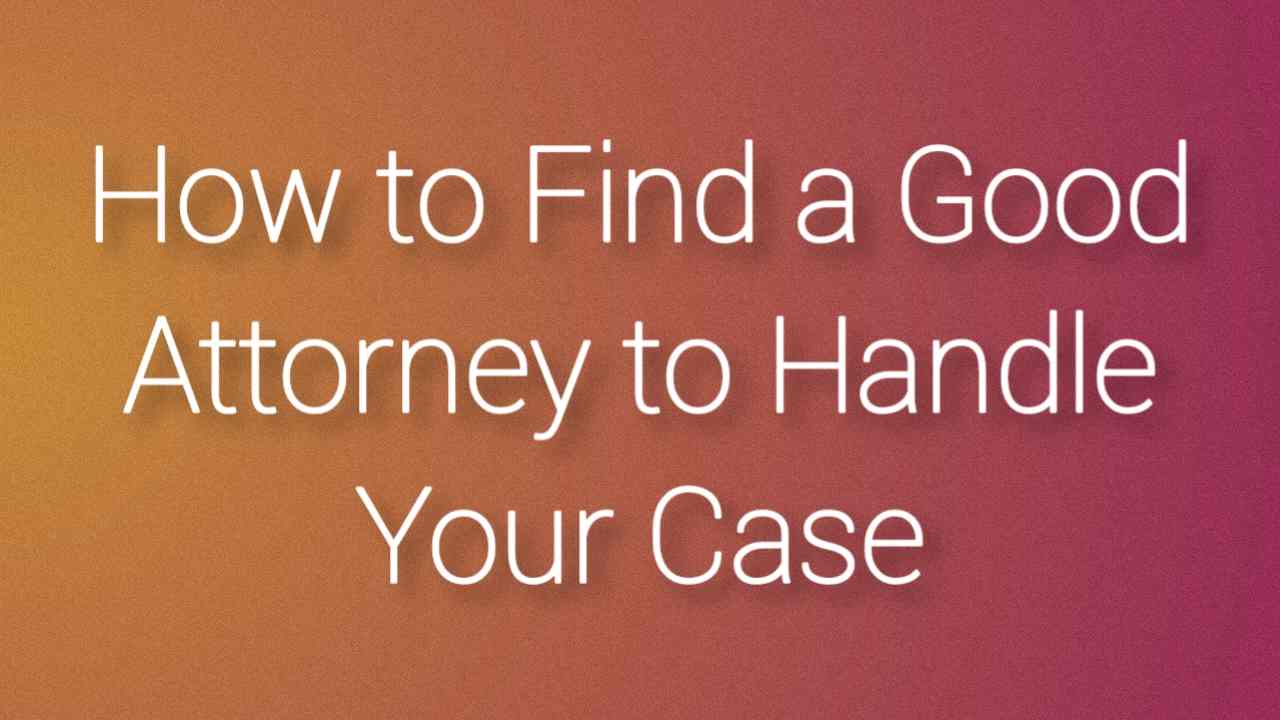find good attorney