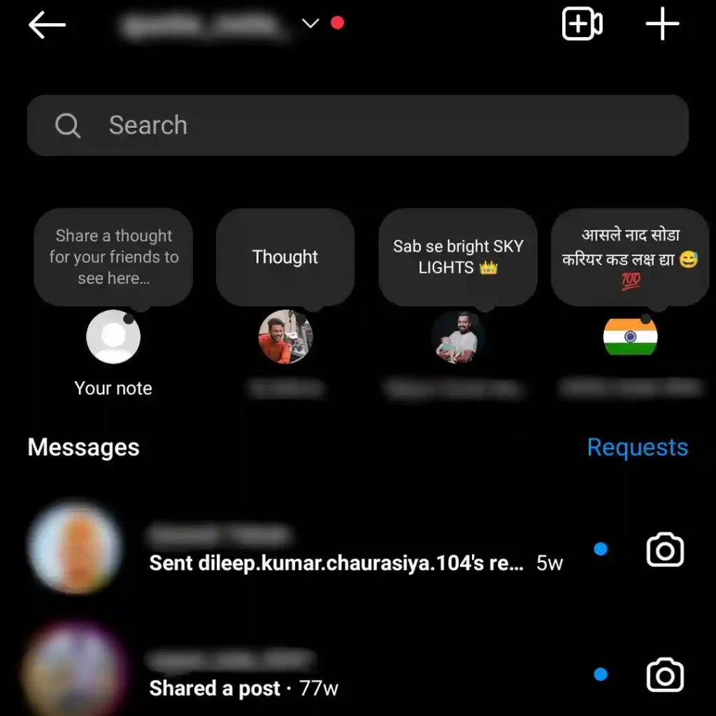 Instagram Notes in Hindi - Best Instagram Notes Ideas